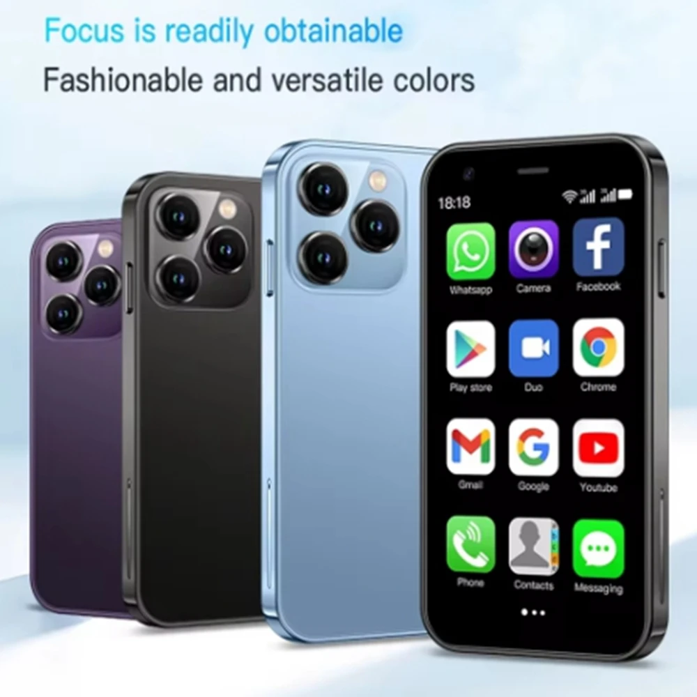 Mini Smartphone Android 8.1 2GB+16GB 3.0 Inch 3G Network Child Phone Quad Core