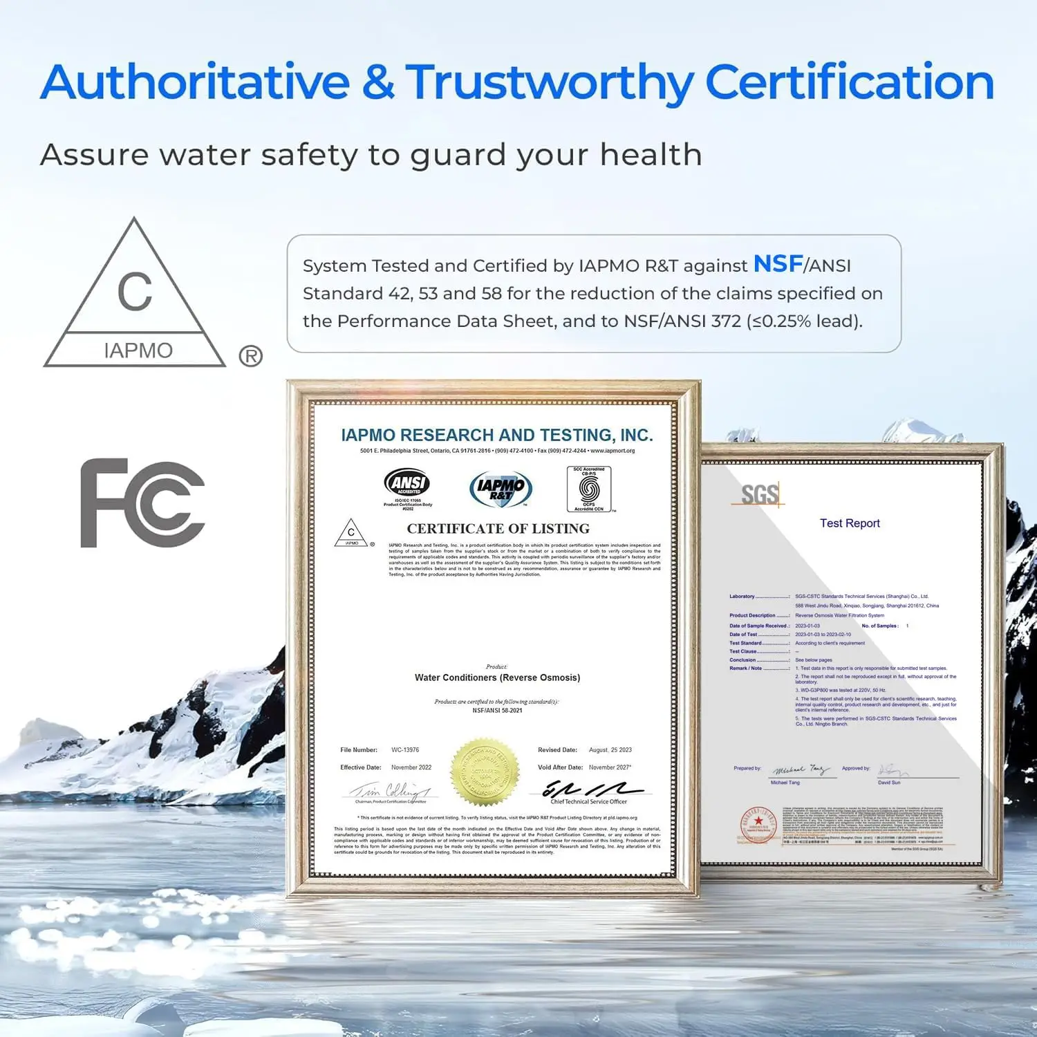 G3P600 Reverse Osmosis System, 8 Stage Tankless Reverse Osmosis Water Filter, NSF/ANSI 42 & 53 & 58 & 372 Certified, Under Sink