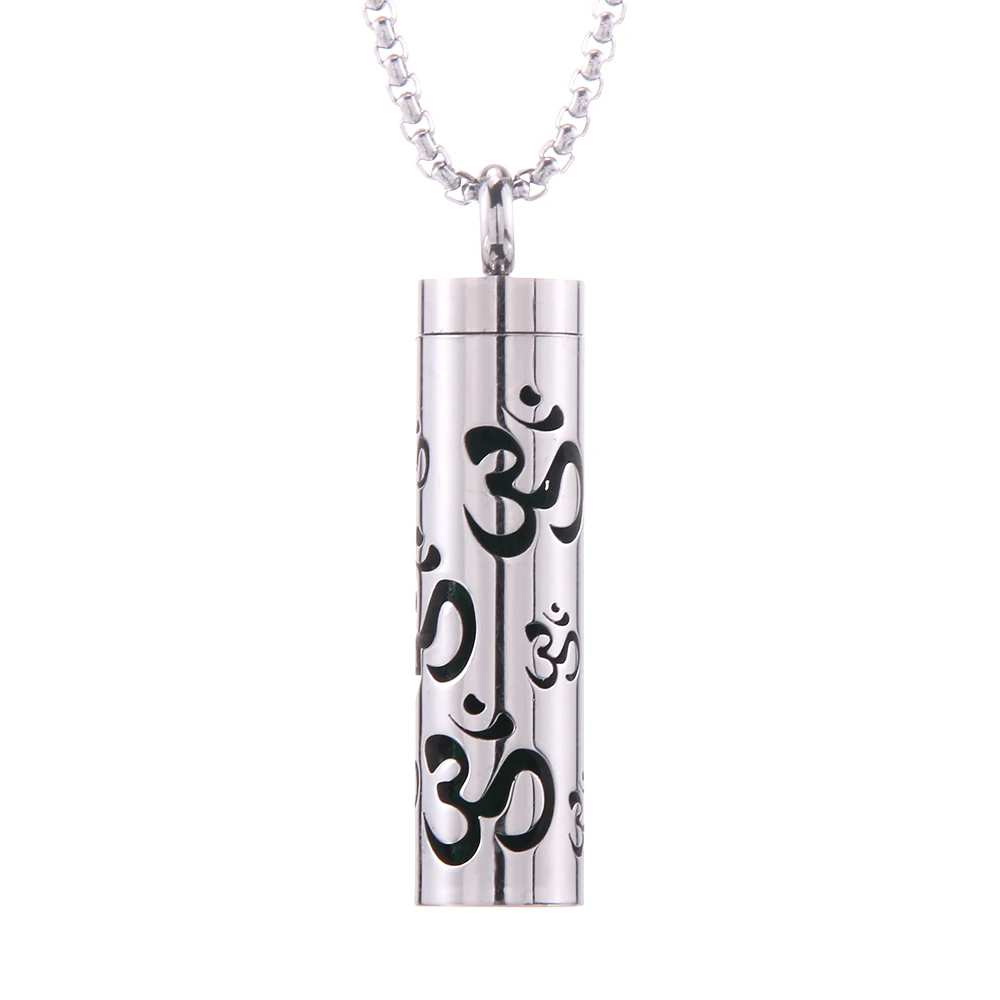 Aromatherapy Diffuser Necklace - Stainless Steel Open Locket with Essential Oil Scent