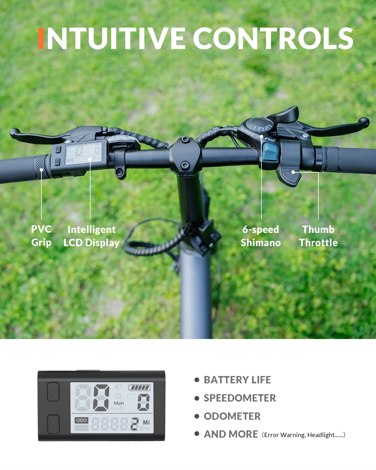 EB05European Inventory 350W Motor10.4AH Capacity Battery 20inch