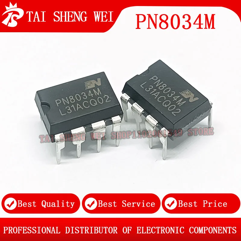 

10pcs PN8034M PN8034 8034 DIP-7 DIP7 New Original