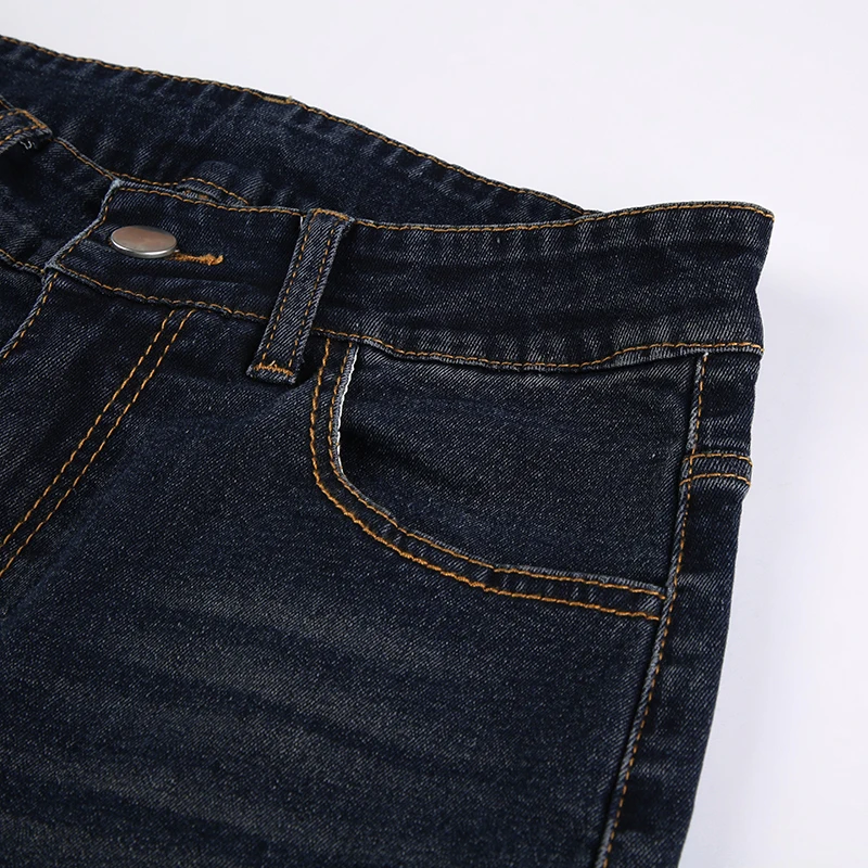 Vintage Chic Low Waist Jeans Women Flare Pants Fashion Elegant Skinny –  wanahavit