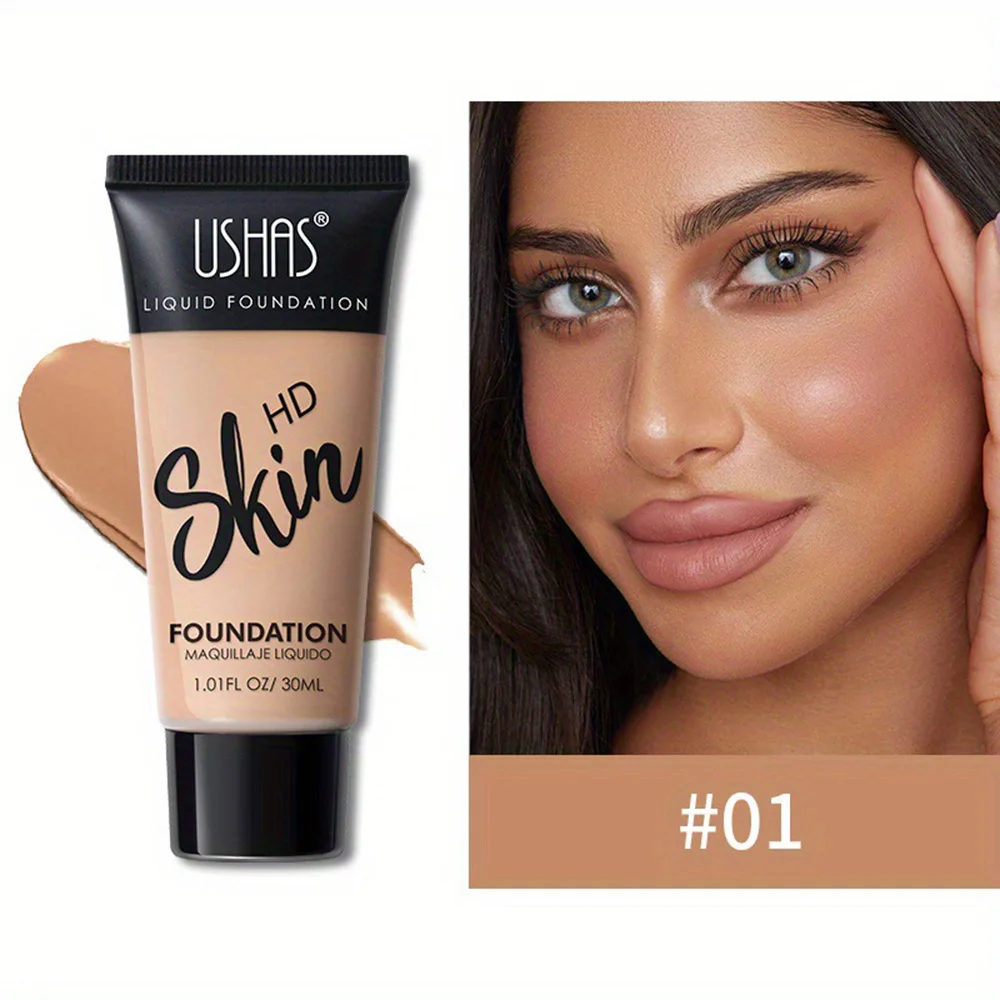 24Pcs 4 Colors Skin 24 Hr Extra-Long Wearing Liquid Hydrating Foundation Smooth Gorgeous & Flawless Complexion 3