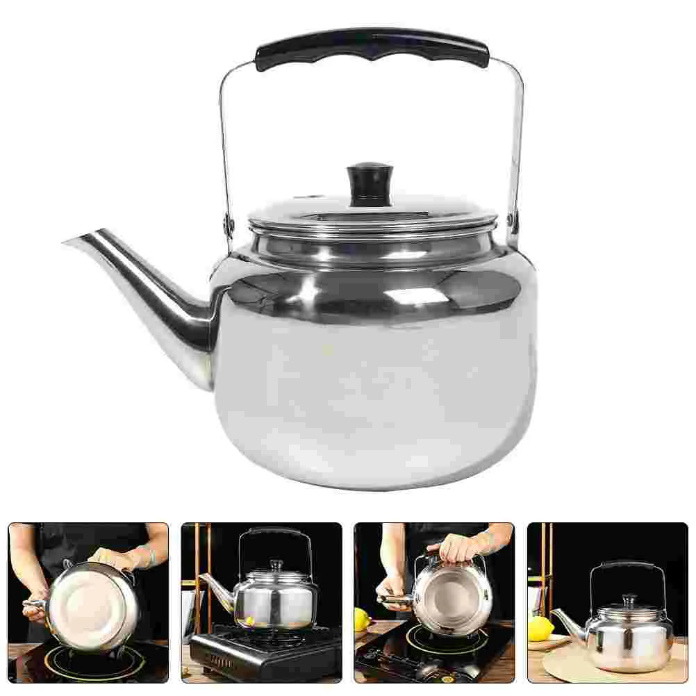 

Stainless Steel Kettle Whistle Pot Practical Boiling Tea Kitchen Gadget Teapot Water