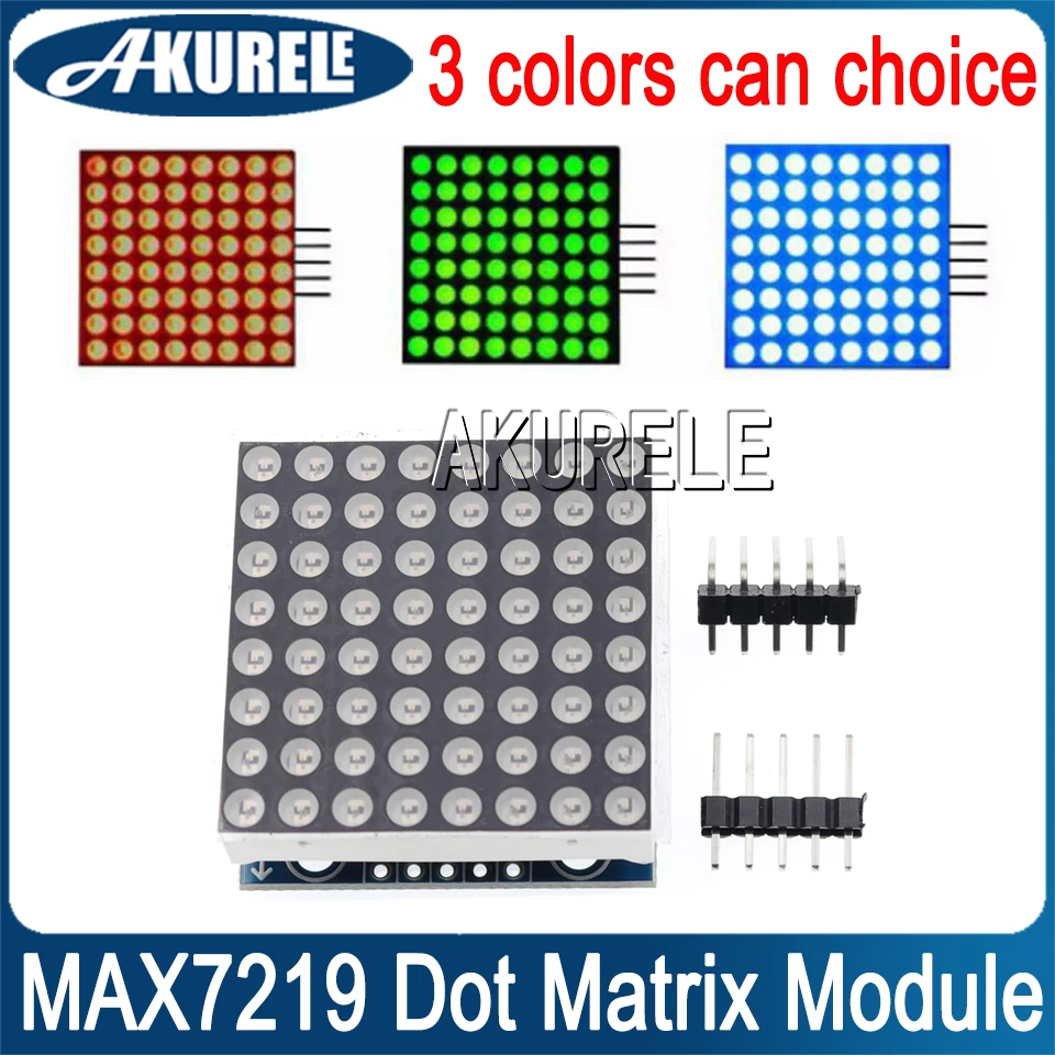 8×32 MAX7219 Dot Matrix LED Display with Arduino
