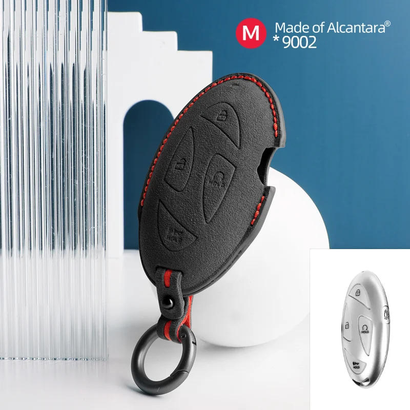 

Car Key Case For Hyundai Grandeur GN7 Kona Ev 2023 lonic 6 5Buttons Smart Remote Keychain Protector Shell Accessories