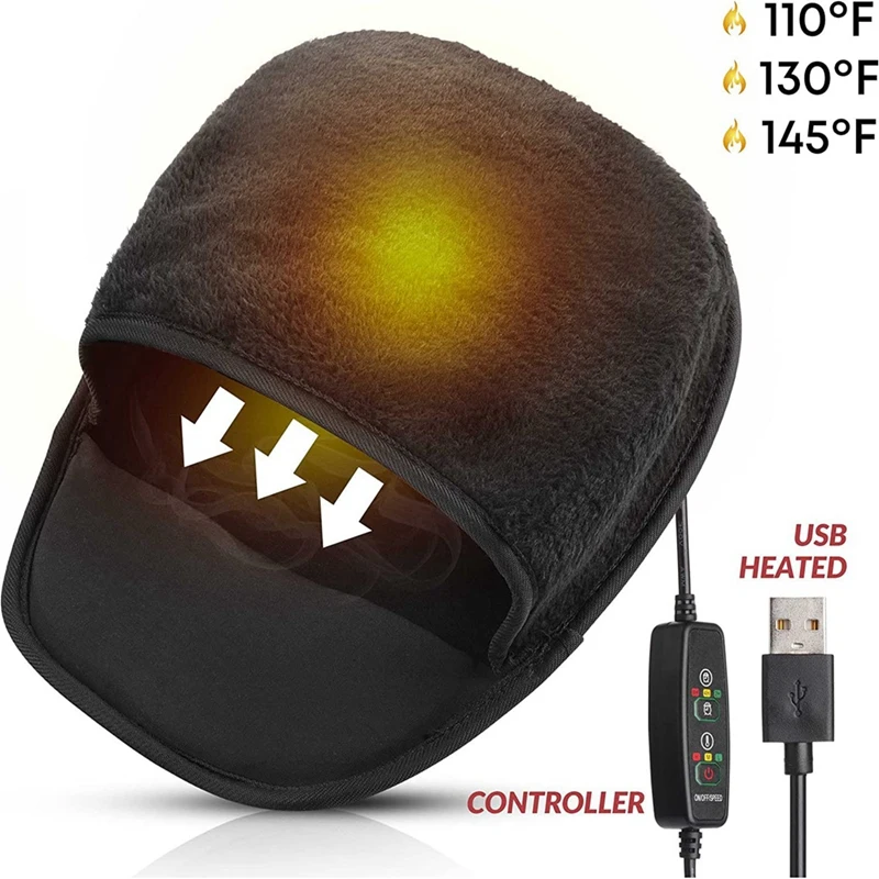 USB 핸드 워머 온열 마우스 매트, 사무용품 워머, 따뜻한 마우스 패드, 핸드 히팅 커버, 부드러운 플러시, 겨울
