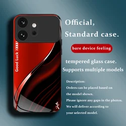 Gradient Color Hard Tempered Glass Protective Phone Case Cover for Honor 600 Pro (HFPTBLKJB004)
