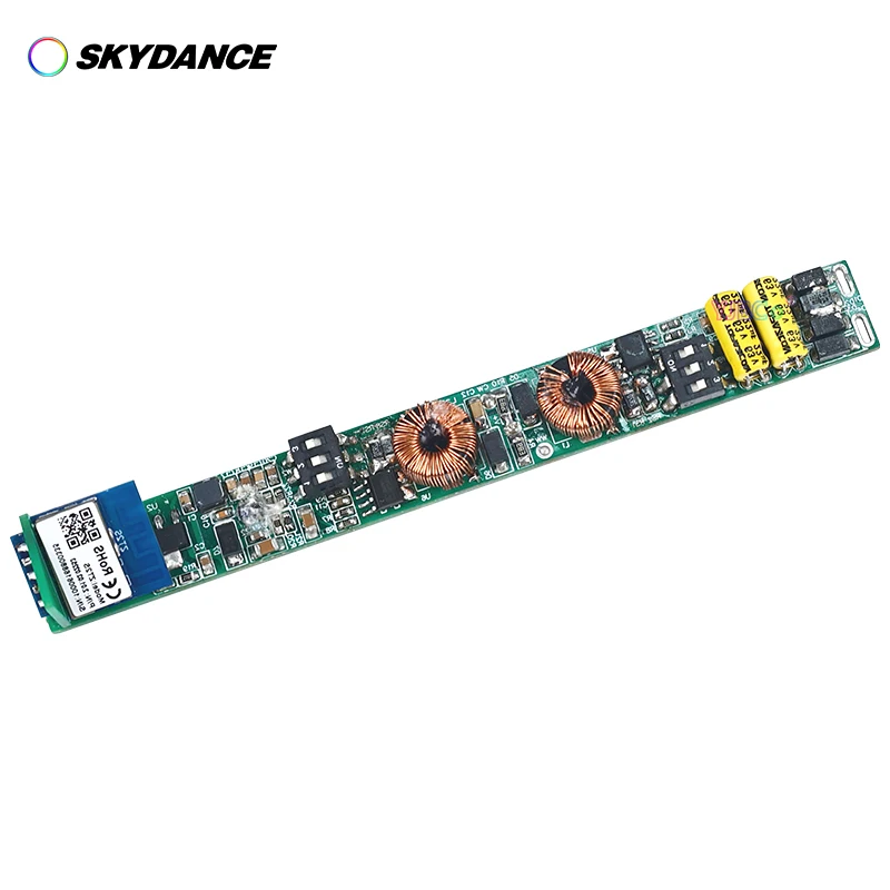 skydance ac110v 220v to 9 45vdc 100 450ma 12w zigbee 3 0 constant current led driver 3 24vdc 350 700ma tuya controller power 10-42VDC Zigbee 3.0 Constant Current CCT LED Driver 2CH*(350-700mA)/(150-500mA) power supply for WW CW LED magnetic&linear Light