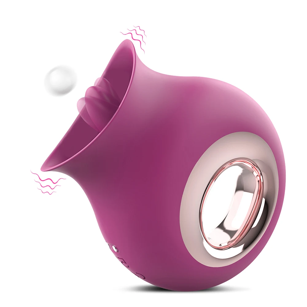 Clitoral licking tongue vibrator nipple vaginal orgasm sucking massager stimulator female masturbator sex toy adult products