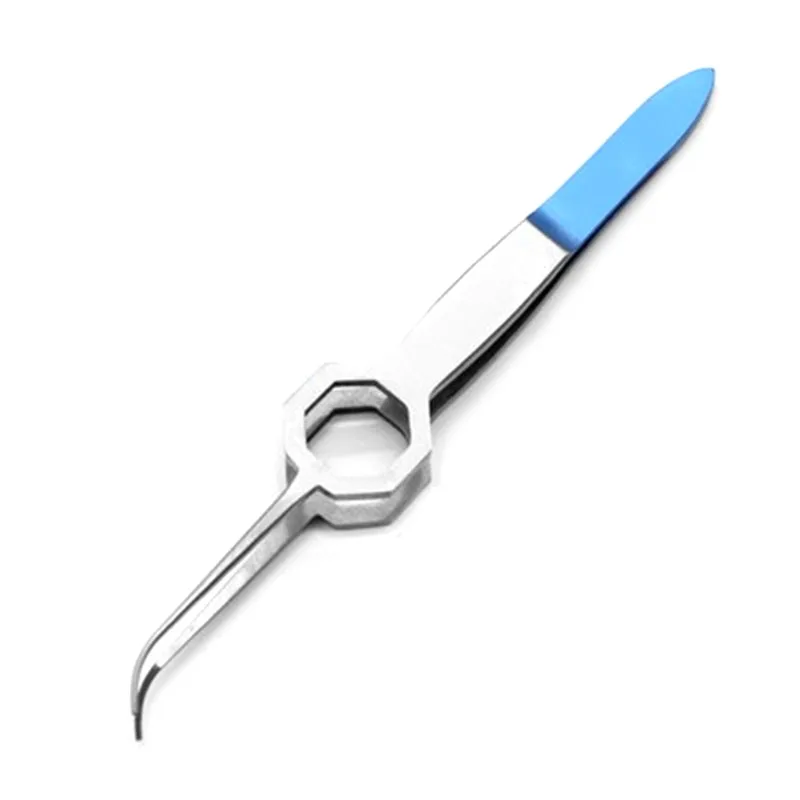 Hair transplanting hair planting tool planting hairline hairline fine hair follicle transplanting forceps platform without teeth