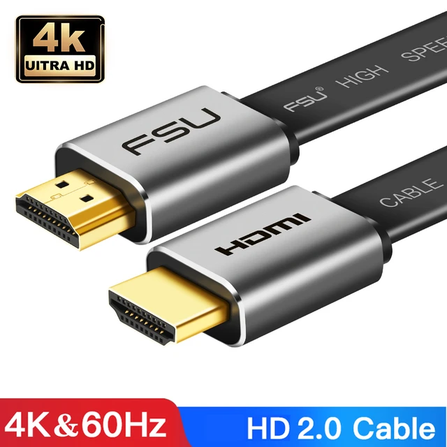 HDMI-compatible Cable Video Cables HDMI 2.0 Gold Plated 1.4 4K@120Hz 1080P  3D Cable for HDTV Splitter Switcher PS5 0.5m 1m 2m 3m - AliExpress