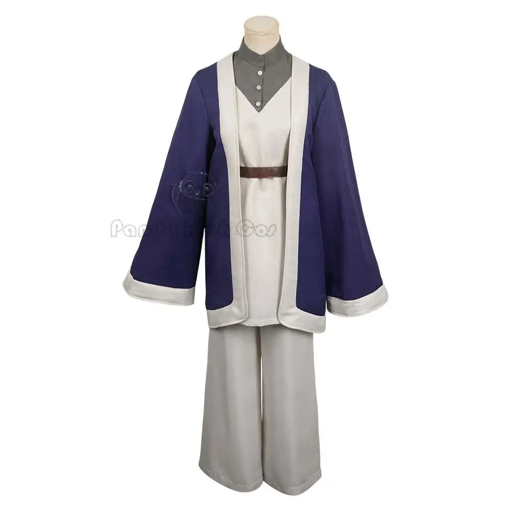 Anime Delicious in Dungeon Falin Touden Cosplay Costume parrucca uniforme blu scuro Robe Hat Laios Touden Halloween Party Women puntelli