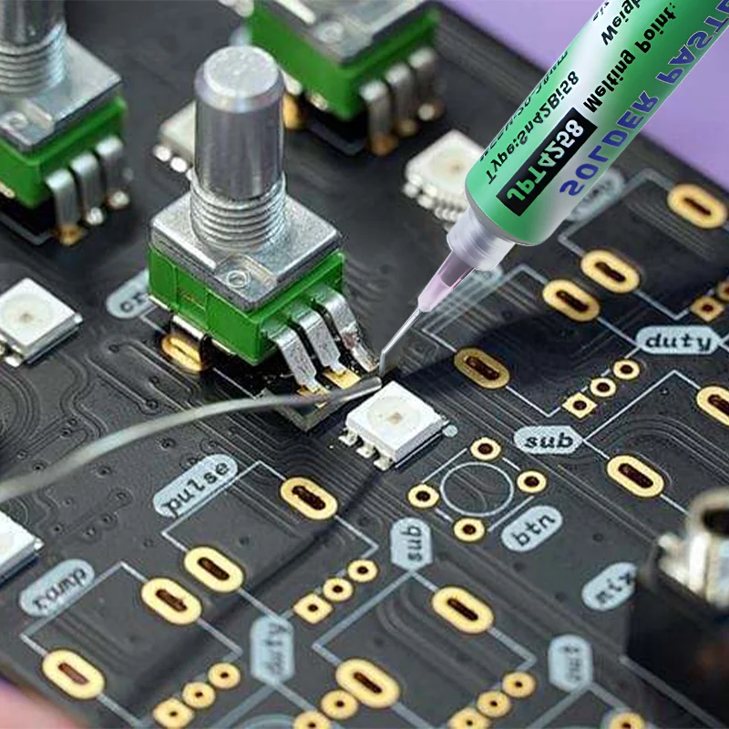 Рисунок 2 - Паяльная паста Sn42bi58 138 ℃ с низкой температурой