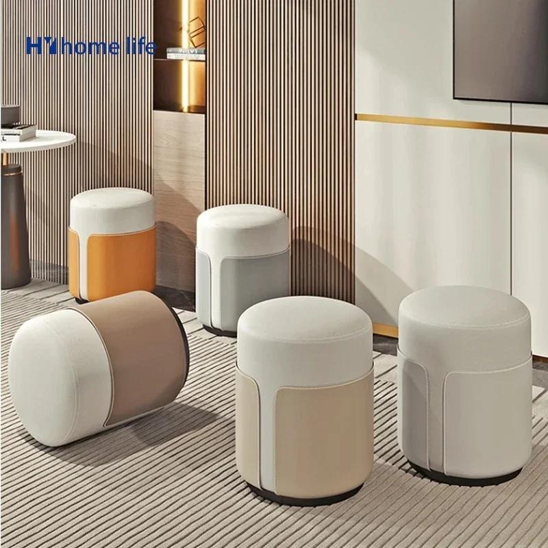 

HY Light luxury dressing stools Nordic modern simple girl bedroom dressing table stools net red stool