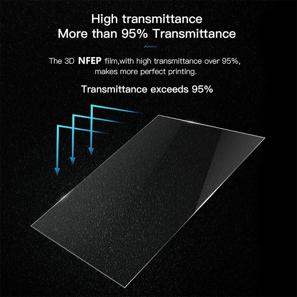 Nfep 필름 280x200x0.127mm CREALITY HALOT PLAY LD006 HALOT SKY 2022 HALOT RAY HALOT LITE 3D 프린터 부품용 PFA 필름