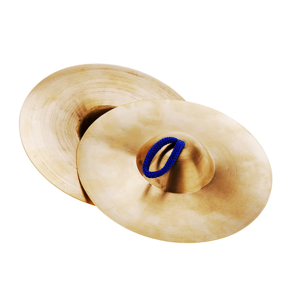 15cm / 5.9in Mini Small Kids Children Copper Hand Cymbals Gong Band Rhythm Beats Percussion Musical Instrument Toy