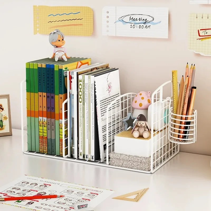 Storage Organizer Magazine Racks Display Corner Modern Desktop Bookcase Bedside Small Libreria Scaffale Minimalist Furniture book stand