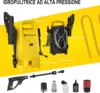 Home& Garden High Pressure Washer,3-IN-1 Power Jet Nozzle,High Power Portable Electric Jet Washer for Patio Car Driveway &Garden 2