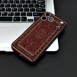 Vintage Persian Carpet Design Shockproof Silicone Phone Case - iPhone 12 Mini (-1)
