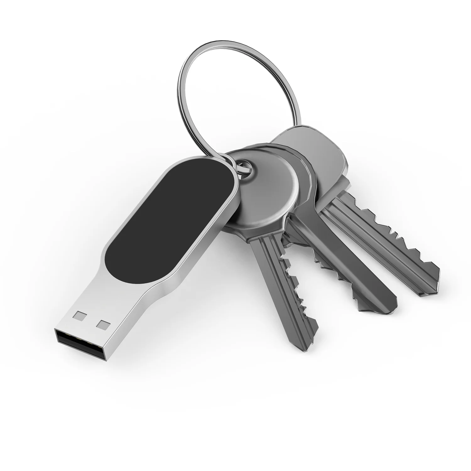 무료 맞춤형 DJ LED 라이트 로고 메탈 타원형 USB2.0 플래시 드라이브 8GB 16GB 32GB 64GB 128GB 256GB