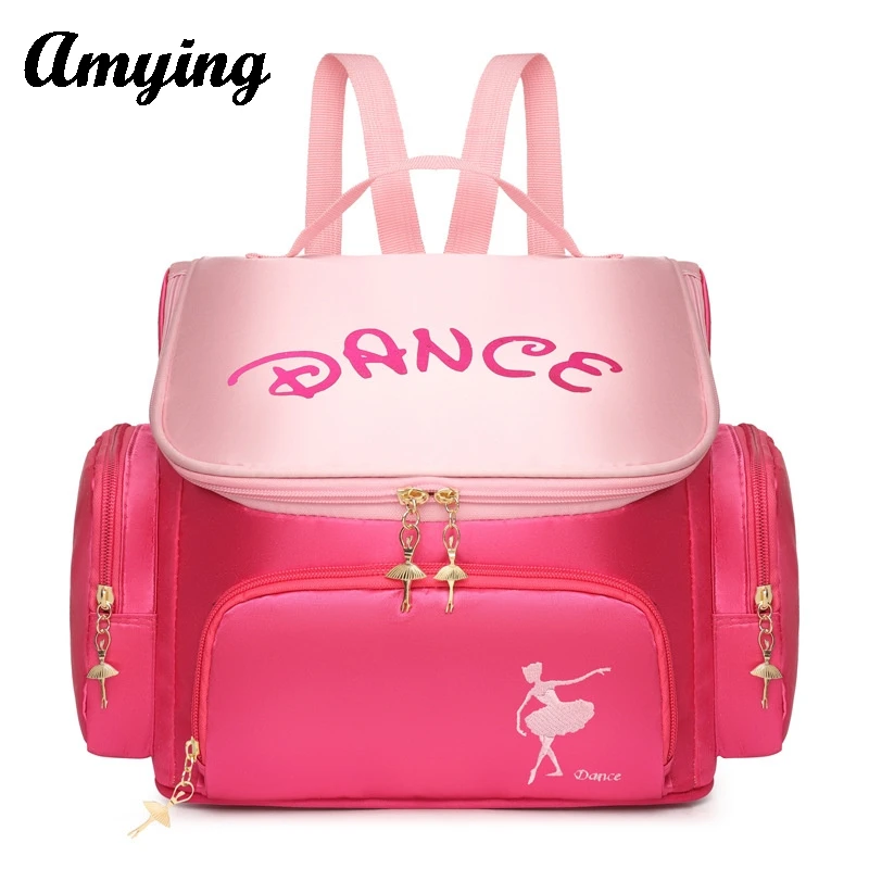 New Kids Latin Dance Storage Bag Ballet Dance Shoulder Bag Children Handbags Kids Dance Backpack Bags Student School Bag 5
