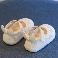 Infant Baby Girl Shoes Toddler Flats Sandals Summer New Cute Flower Mesh Princess Shoes Soft Bottom Anti Slip First Walker Shoes 6