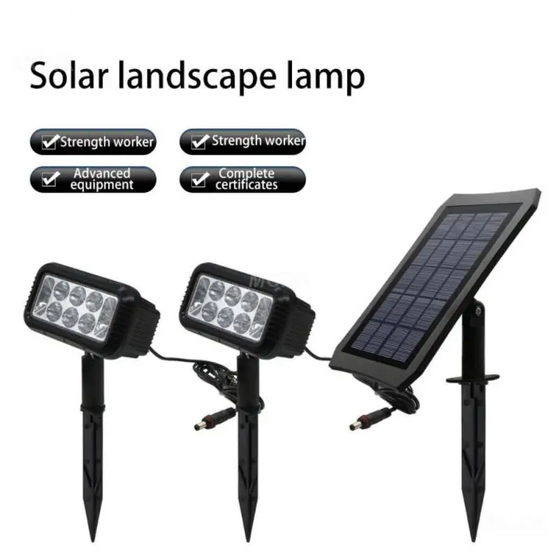 

Solar LED Garden Light Outdoor Lawn Lamp 3W IP65 Waterproof Spike Light 5V Landscape Lighting Spotlight Ground Spike Light