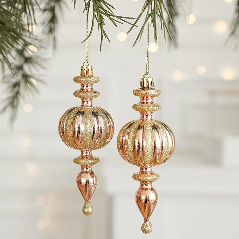 2pcs Christmas Decorations Santa Claus Snowman Ice Cream Christmas Tree Hanging Pendant Noel Natale Xmas Gift New Year Ornaments