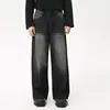 IEFB American Style Male Jeans Loose Zipper Wide-leg Washed Denim Pants High Street Summer New Trendy Trousers 2024 9C6160 4