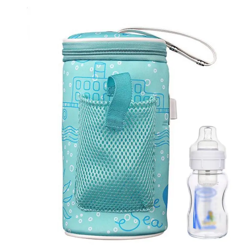 USB Baby Bottle Warmer Heater Car Milk Bottle Thermostat Hot Warm Milk USB Portable Travel Mug Milk Heater Bottle Heater Feeding