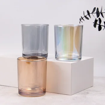 Pack of 6  Shiny Tealight Candle Holder For Centerpieces Wedding Party Decoration Nordic Ornaments Candle Holders Party Supplies