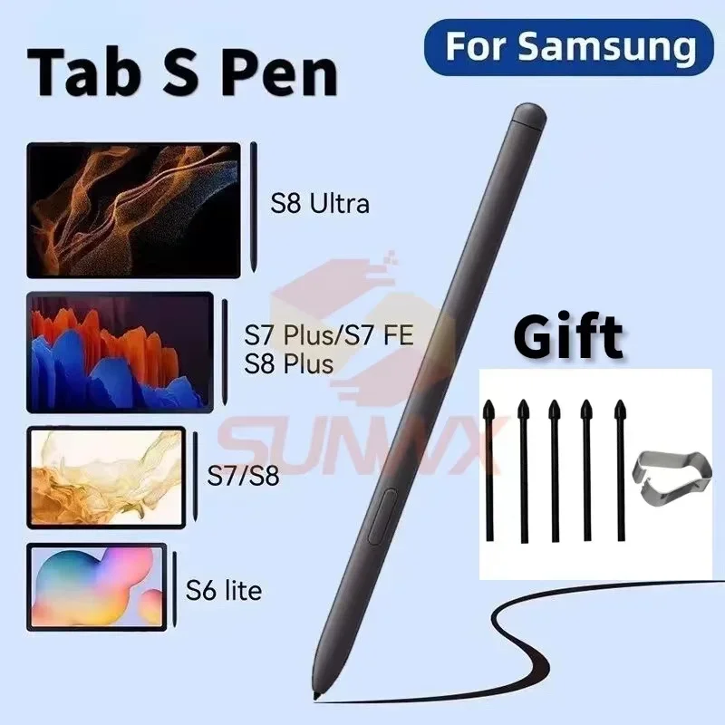 Per Tablet Samsung Stylus S Pen Per Tab S6Lite S7Fe S7 S7Plus S8 S9 Touch Drawing Stylus Touch Pen (Senza Funzione Bluetooth)