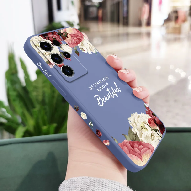 Quiet Flowers Phone Case - Elegant Floral Design Cover