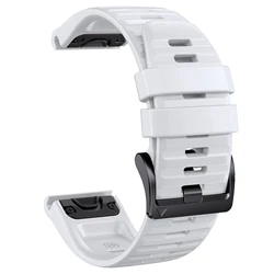 Silicone Replacement Watch Strap with Quick Fit 26/22mm - Instinct E - 3 45mm (F6 - 9)