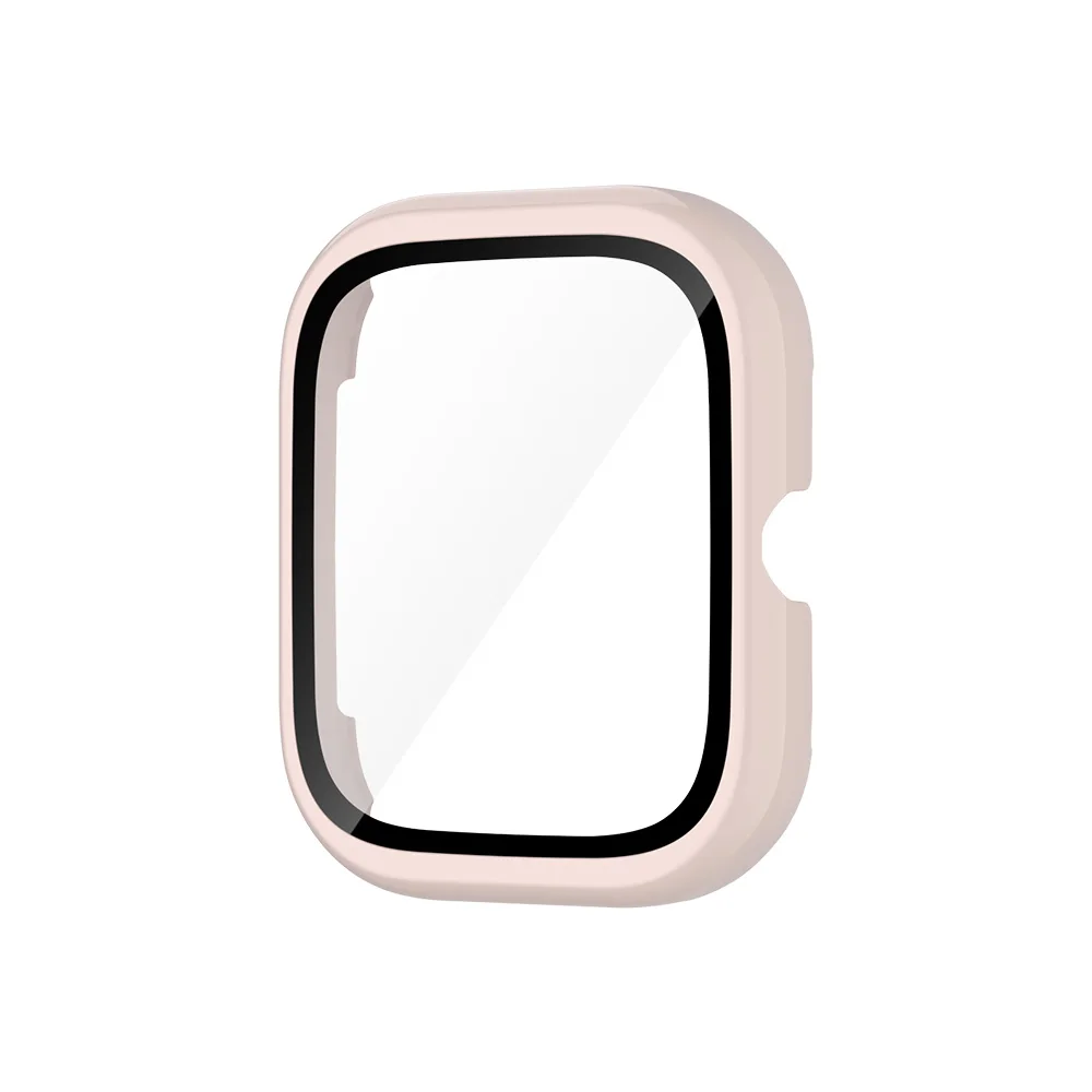 Durable PC + Tempered Glass Full Cover Smart Watch Protector