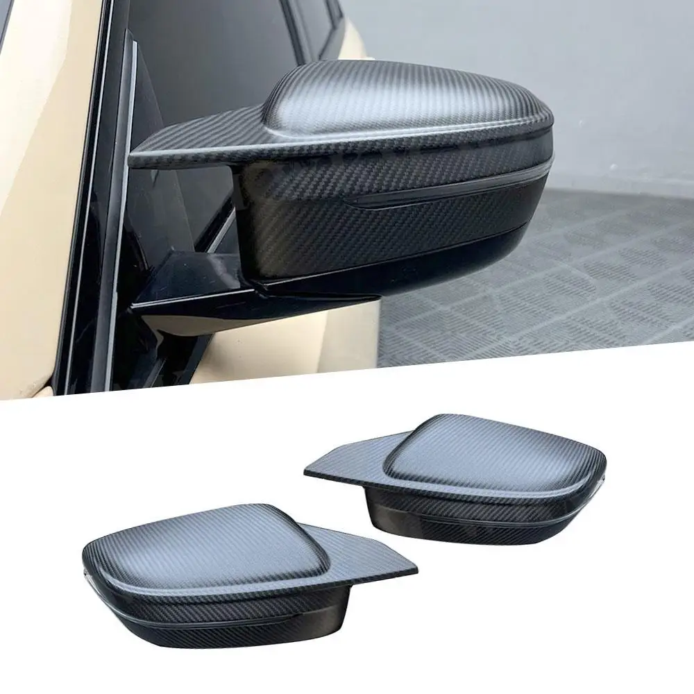 Dry Carbon Forged Matte Material Rear View Mirror Cover Caps Trim for BMW 2 3 4 Series G42 G20 G22 G23 G26 2020+ Car Styling