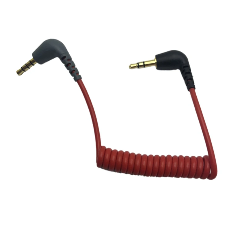 

3X Replacement 3.5Mm TRS To 3.5Mm TRRS Adapter Cable For Iphone RODE Sc7 By VIDEOMIC GO Video Micro-Type Mics