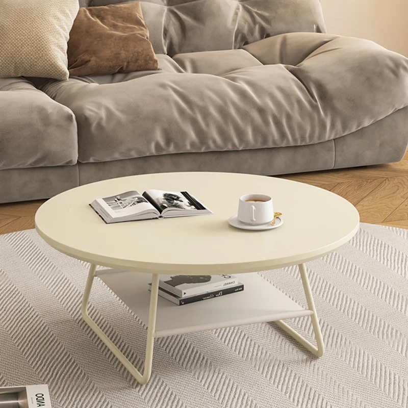 

Modern Designer Coffee Table Living Room Nordic Storage Books Coffee Table Photo Album Round Writing Mesas Bajas Home Furniture