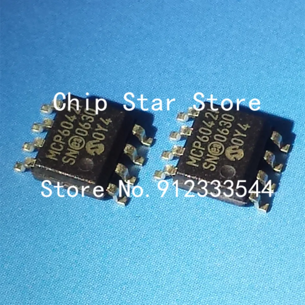 

5-100pcs MCP6042-I/SN MCP6042T-I/SN MCP6042 SOIC8 операционный усилитель Rail-to-Rail I/O 2 усилитель 100% новый и оригинальный