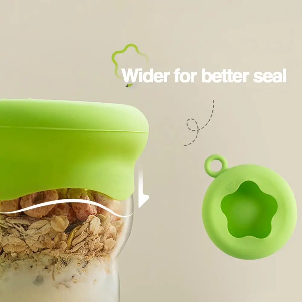 

Long-lasting Sealing Lid Food Cover Sealing Lid Reusable Silicone Food Sealing Lid Time Recording High-temperature for Fruit