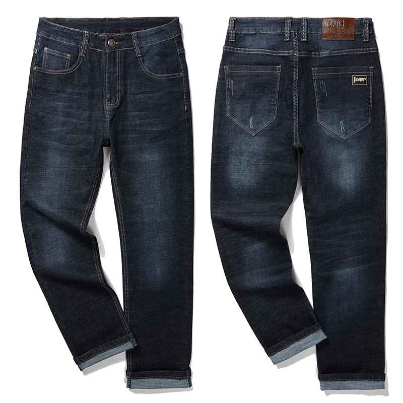 Denim pants denim trousers Plus Size Men's Loose Straight Jeans