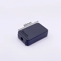 Durable Waterproof ABS Plastic Electronics Storage Enclosure Box (60x36x17mm - Black)