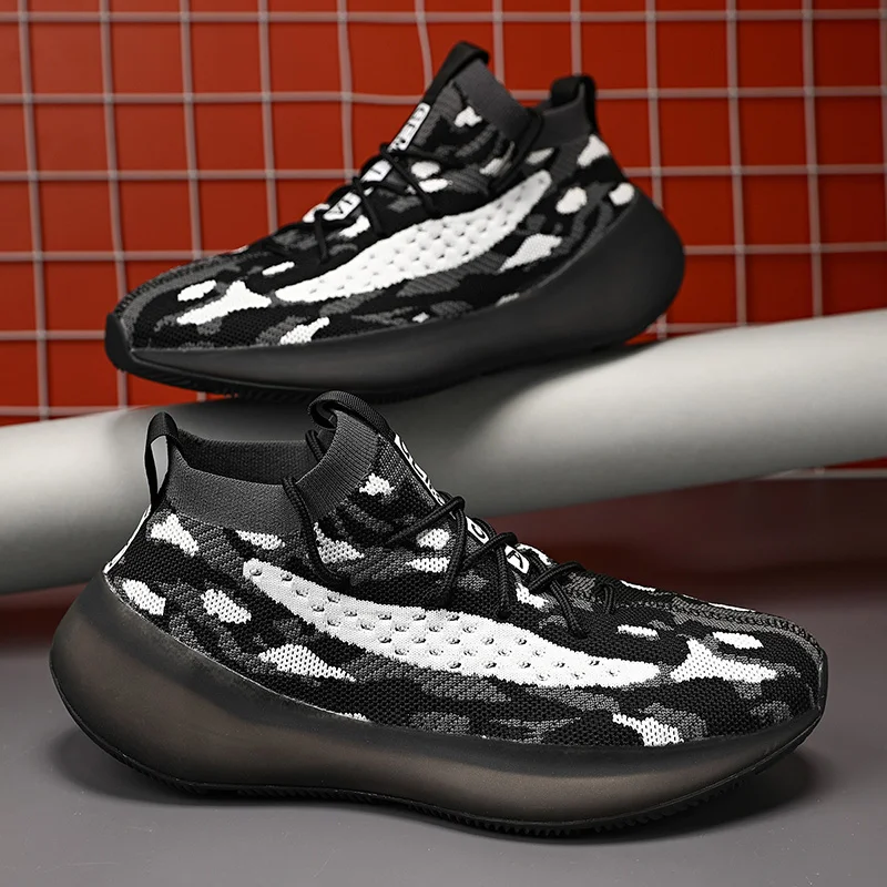 نسيج حرير KPU جيد التهوية بنمط الزوجين ، نعل خارجي...