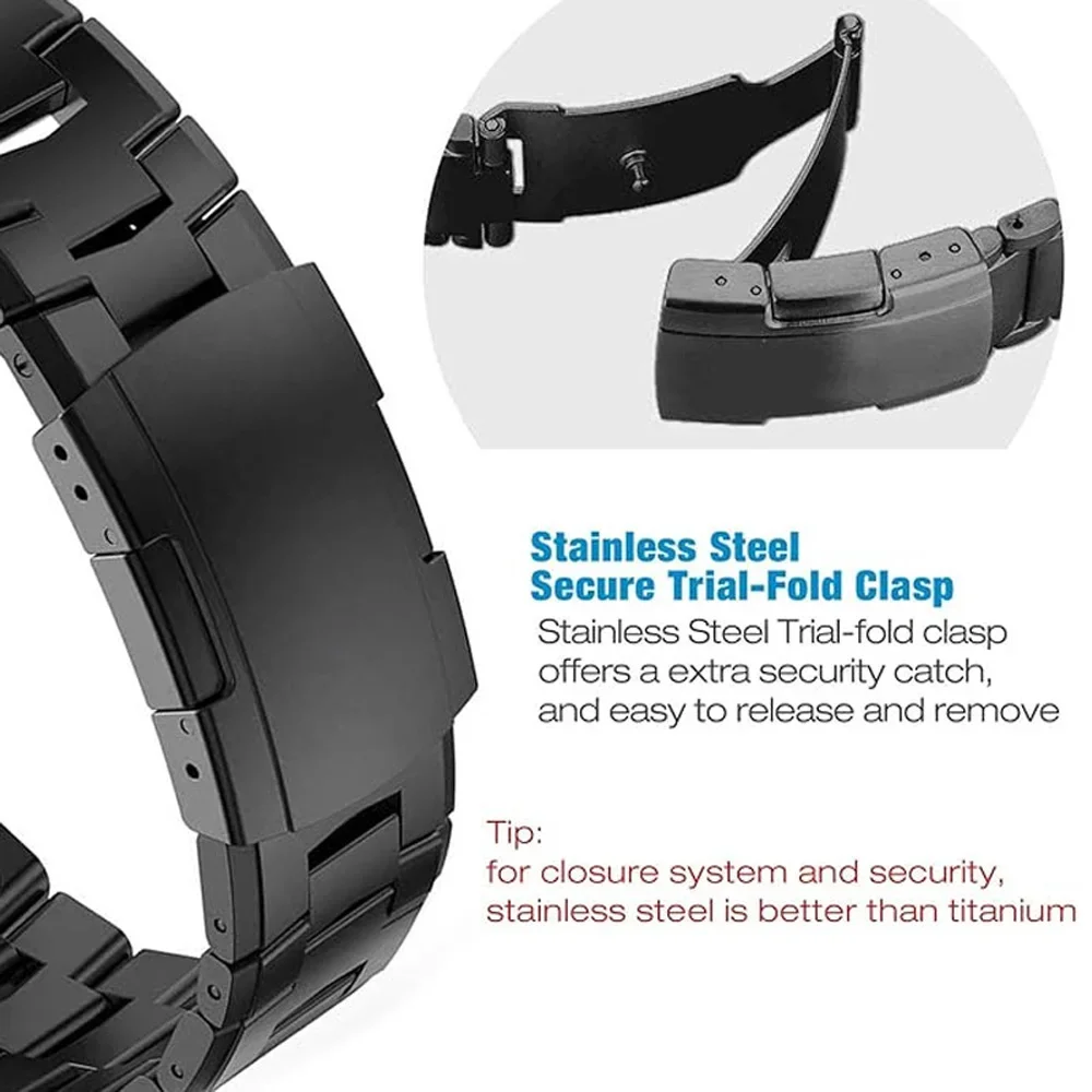 Enhanced QuickFit Watch Strap - Titanium Alloy Band Bracelet, 22mm/26mm