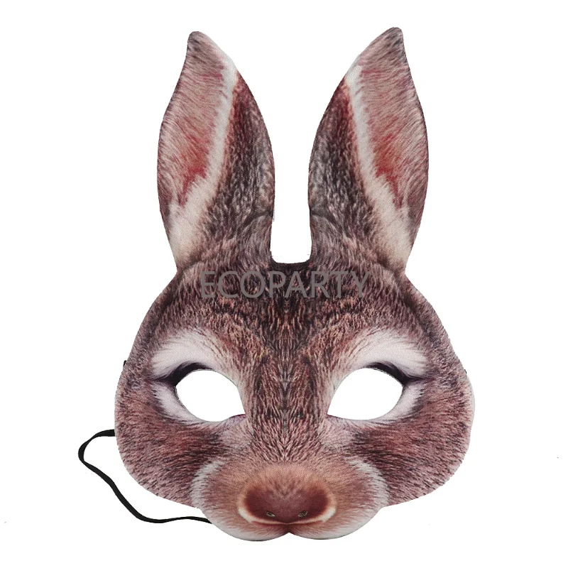 

New Style Halloween Easter Carnival Party Mask EVA Cute Rabbit Animal Cosplay Mask for Adult Halloween Mask Masquerade Mask