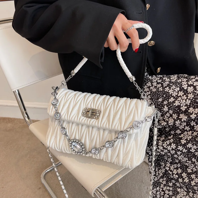 

High Quality Women Chain Handbags Messenger Bags Fashion Designer Ladies Pu Leather Shoulder Bag Casual Female Crossbody Bags
