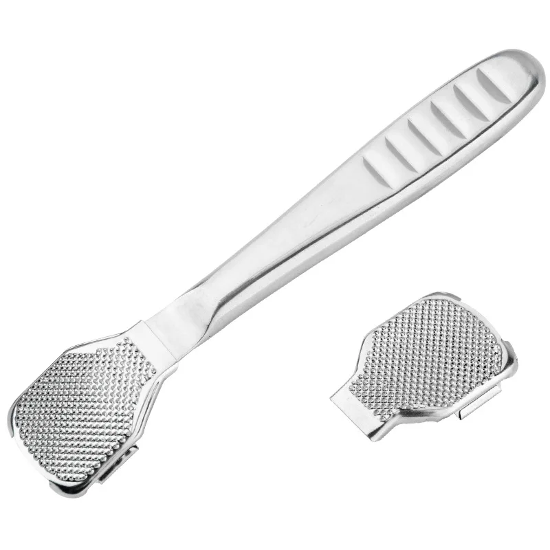 Manicure Pedicure Tools Foot Callus Shaver Heel Hard Skin Remover Hand Feet Pedicure Razor Stainless Steel Handle 10 Blades manicure pedicure tools