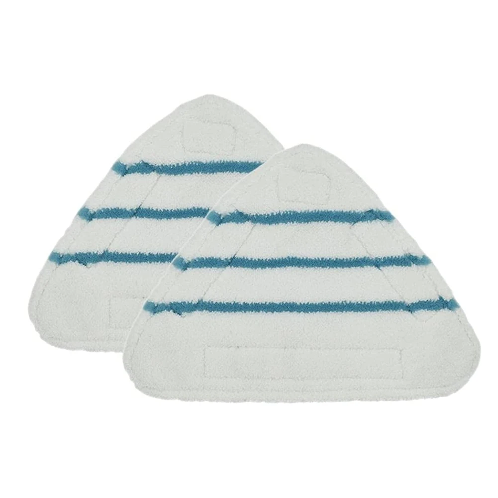 2Pcs Steam Mop Replacement Pads Triangle Washable Cloth Microfiber Steam Mop Pads Head Pad Replacement