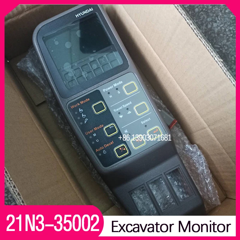 

For Hyundai R220LC-7 R225LC-7 R250LC-7 Excavator 21E8-30013 21N8-30012 21N8-30015 21N3-35002 LCD Gauge Panel Cluster Monitor
